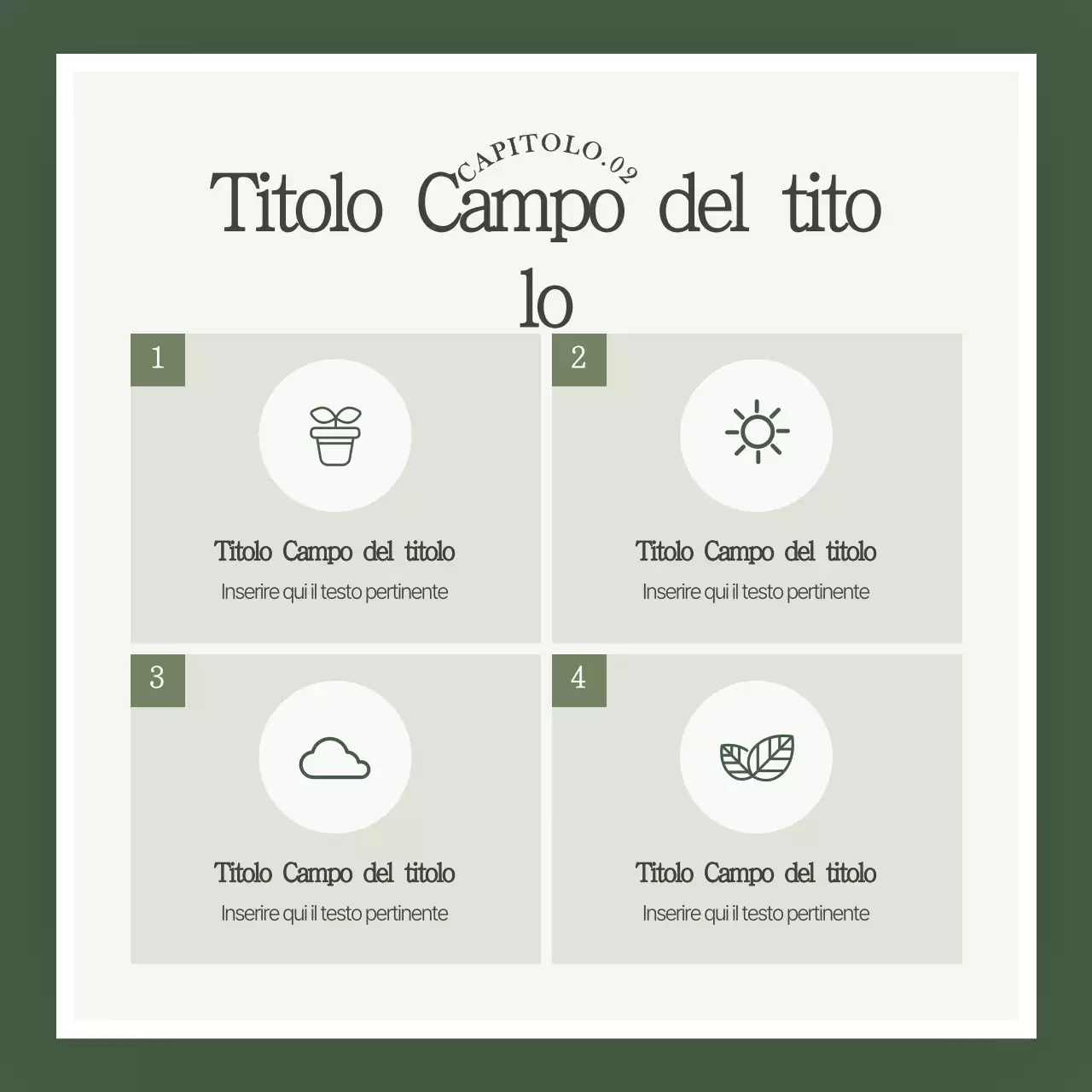 Promuovete il vostro marchio con un semplice colore verde