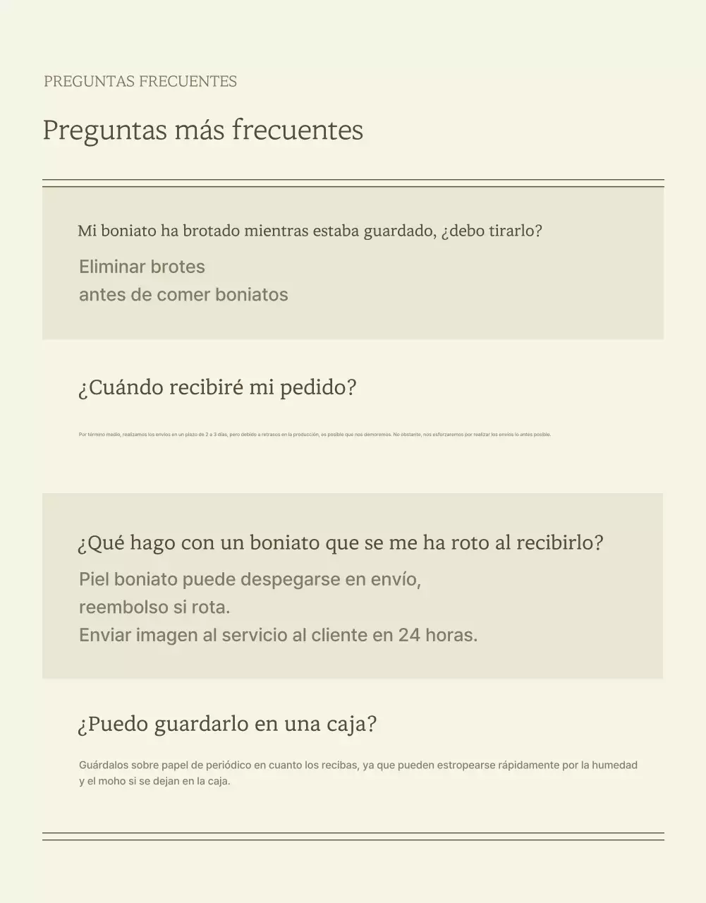 Marfil Caqui Neat Boniato Produce Promociones