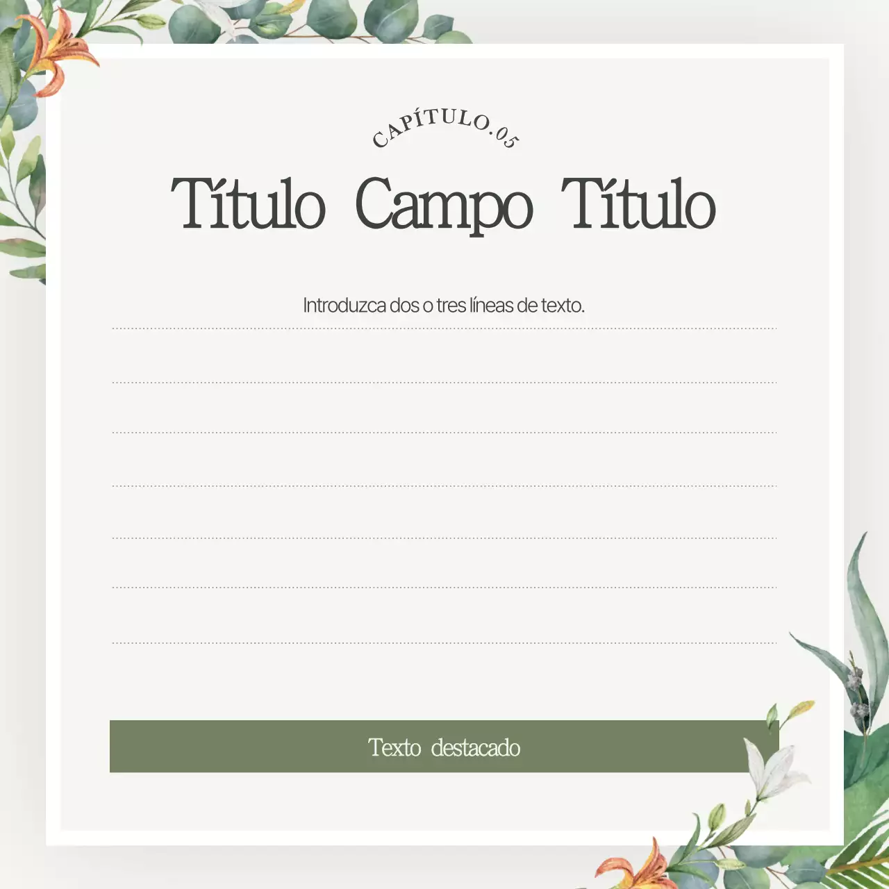 Promocione su marca con un sencillo color verde