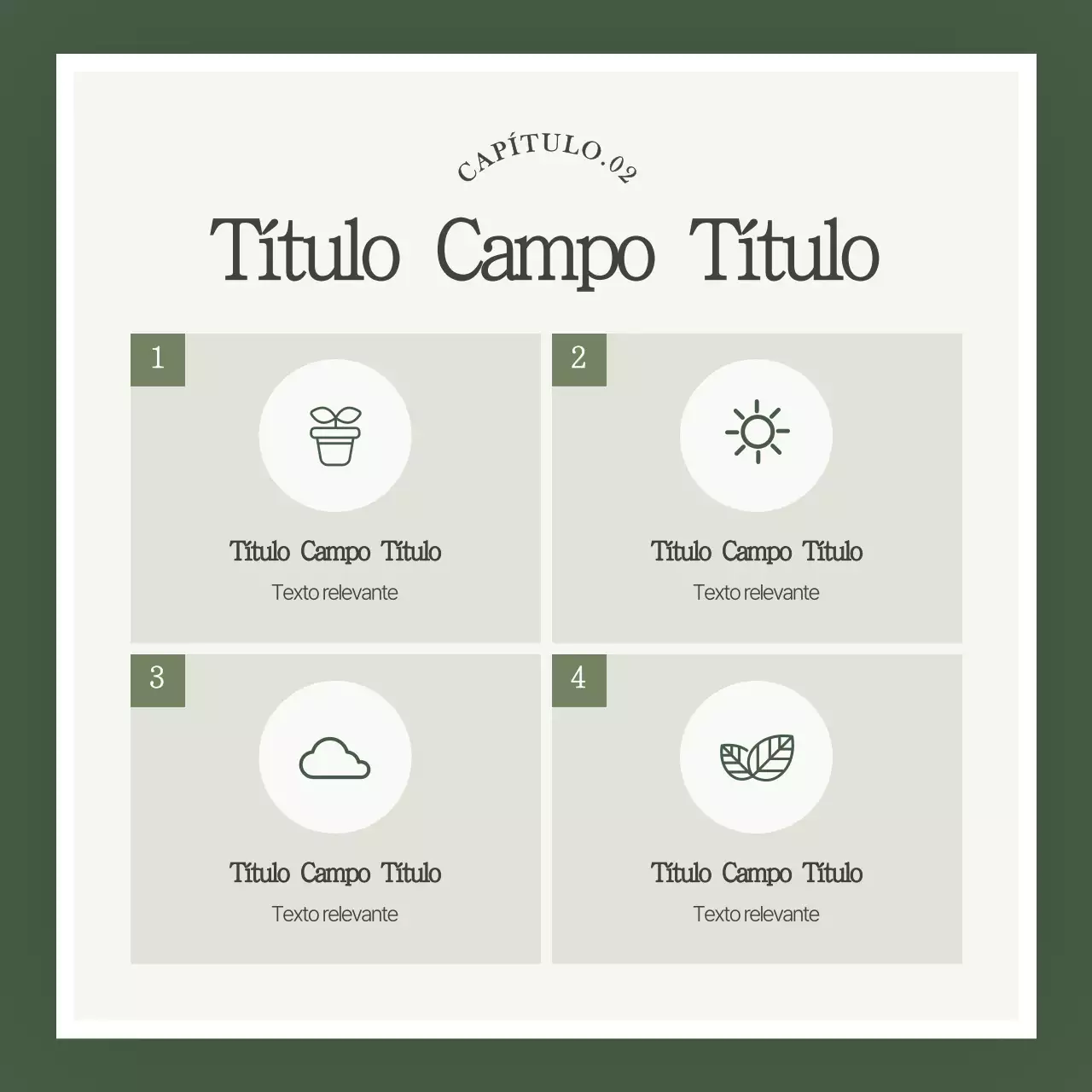 Promocione su marca con un sencillo color verde