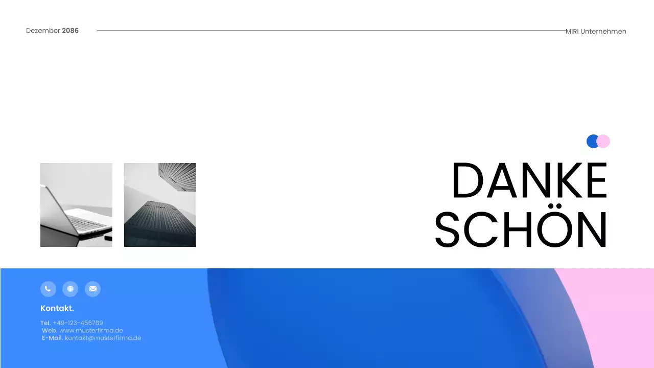 blue modern employee guide