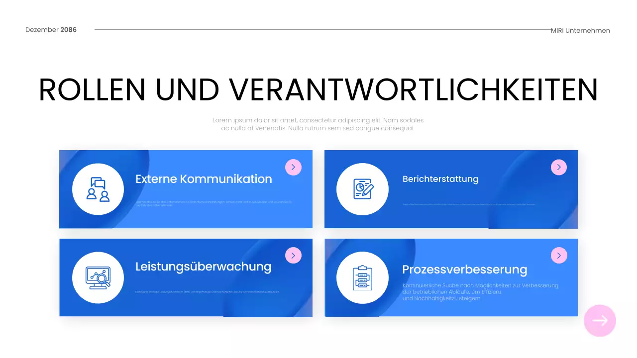 blue modern employee guide