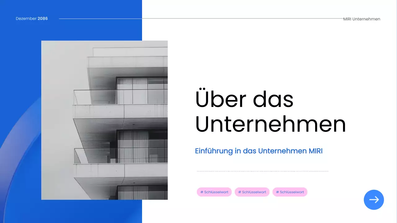 blue modern employee guide