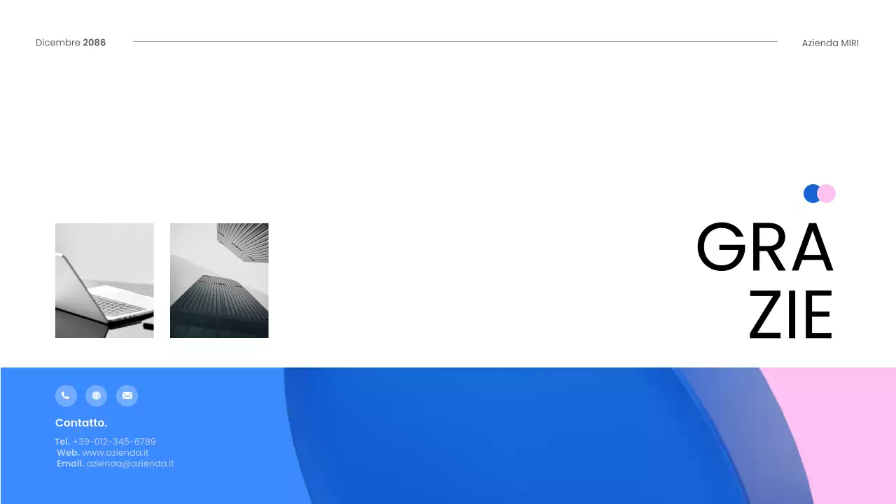 guida per i dipendenti blue modern