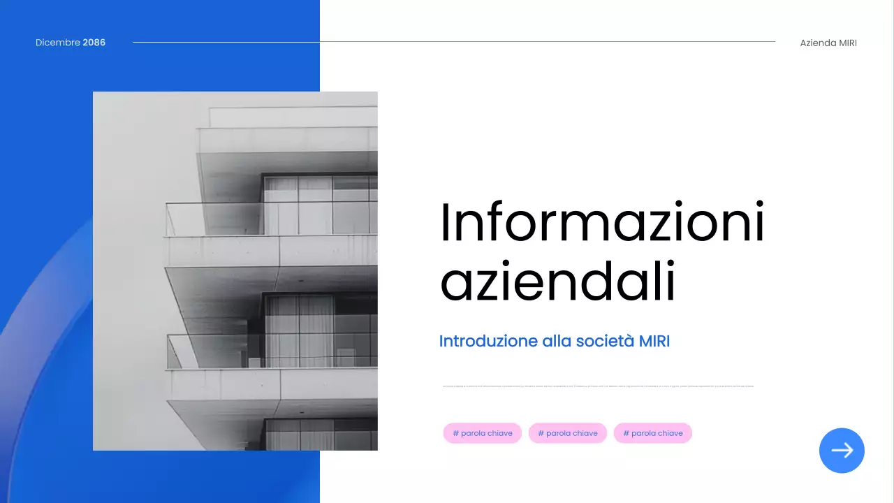 guida per i dipendenti blue modern