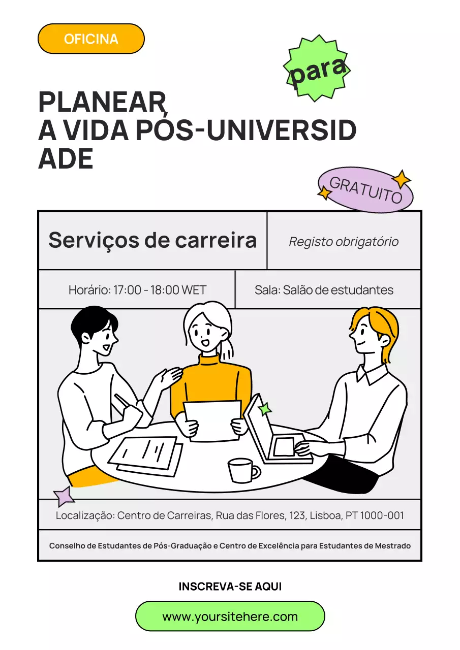 Convite para o seminário sobre carreiras simples