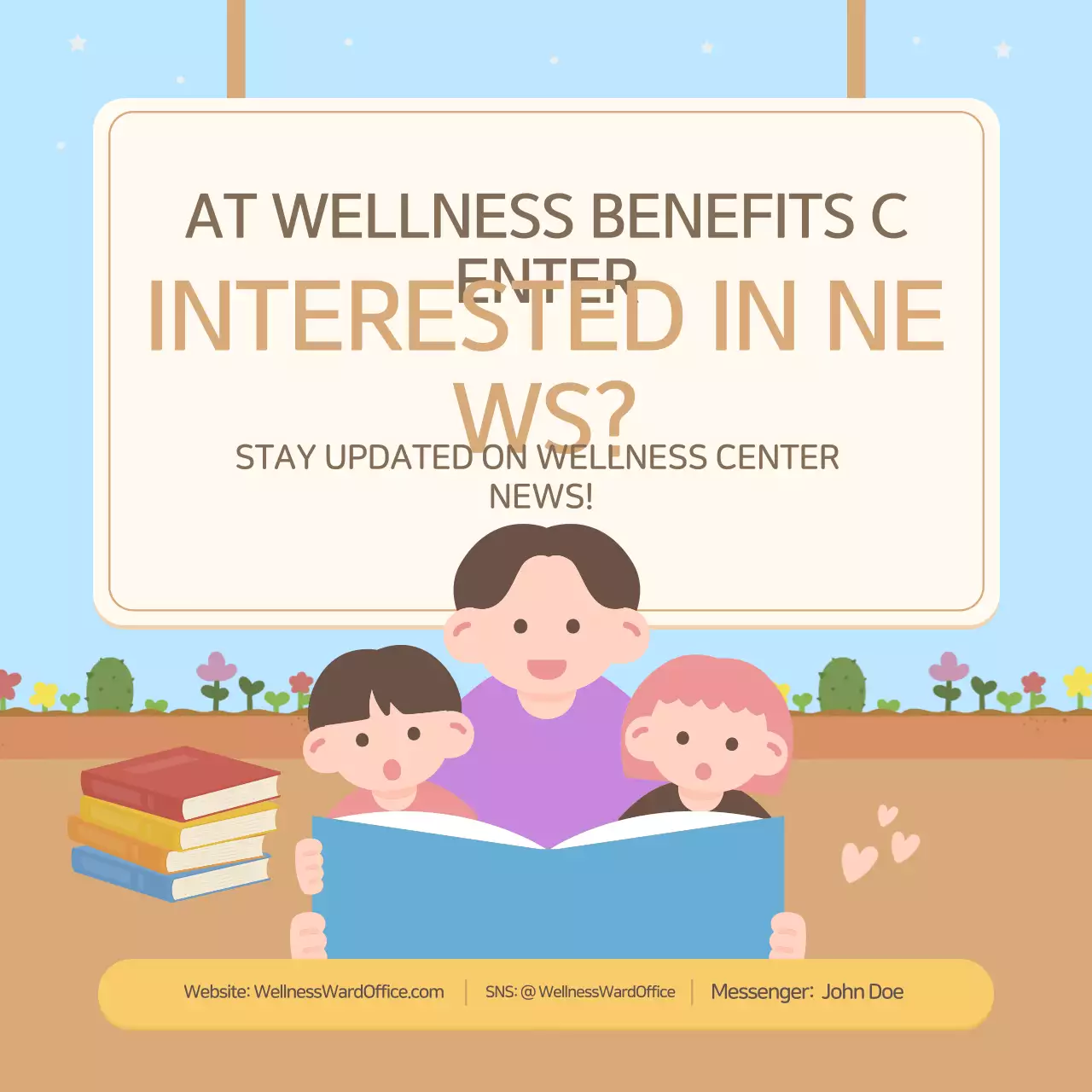 Bege Simple Wellness Newsletter Instagram Carrossel