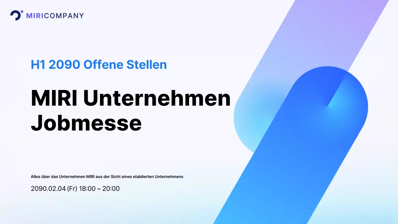 Hellblaue moderne Firmenpräsentation