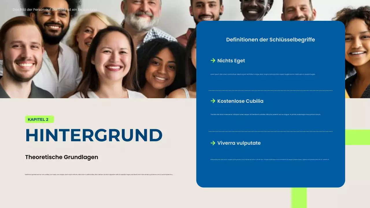 blue modern education Vortrag