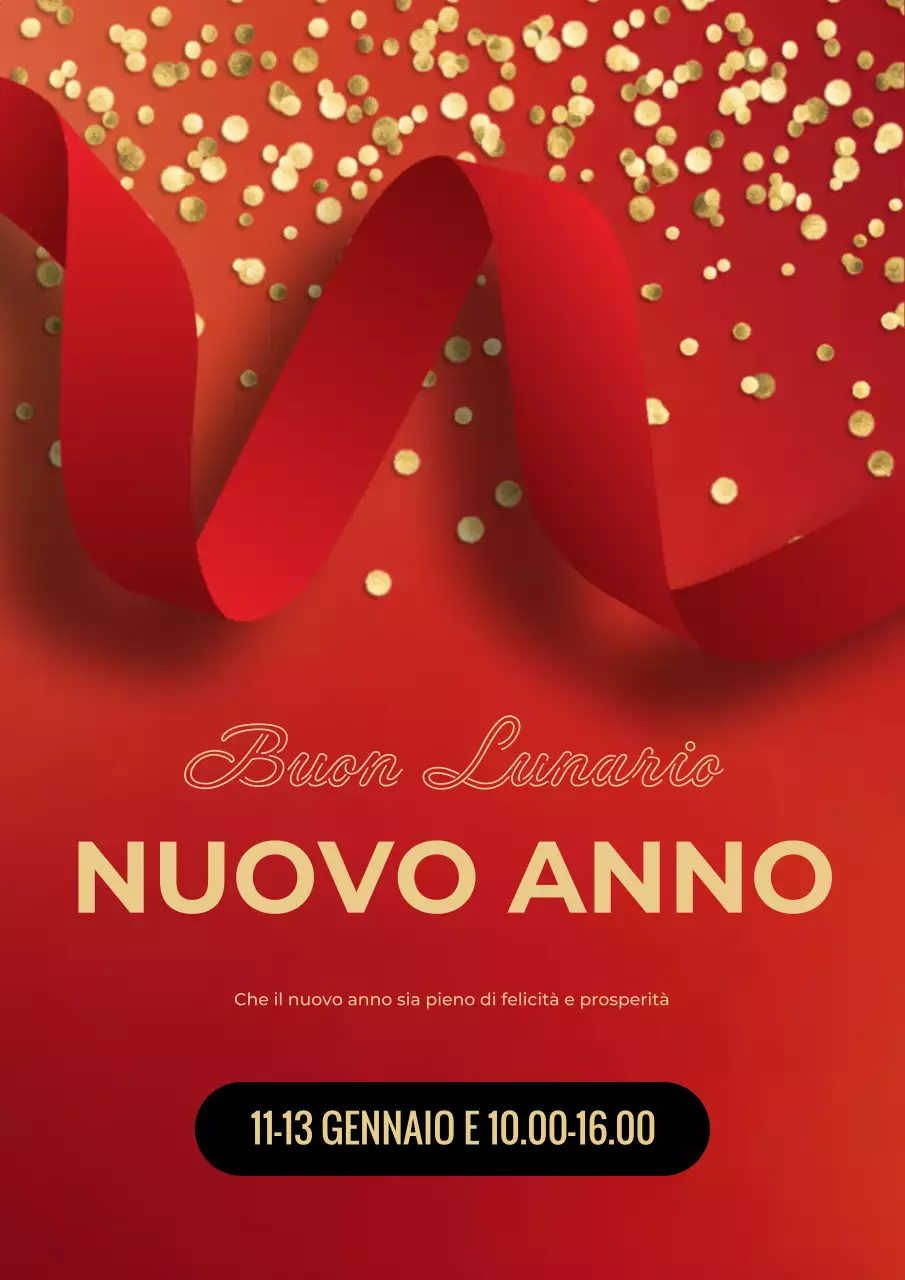 rosso annuncio tradizionale di vacanza