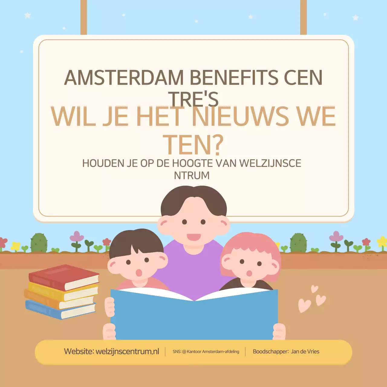 Nieuwsbrief van het lichtblauw welzijnscentrum