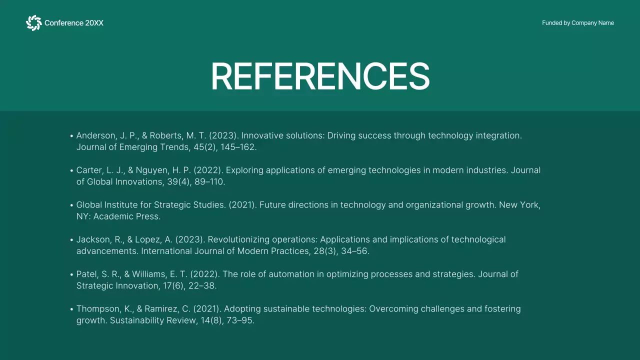 Green Modern Business Presentation