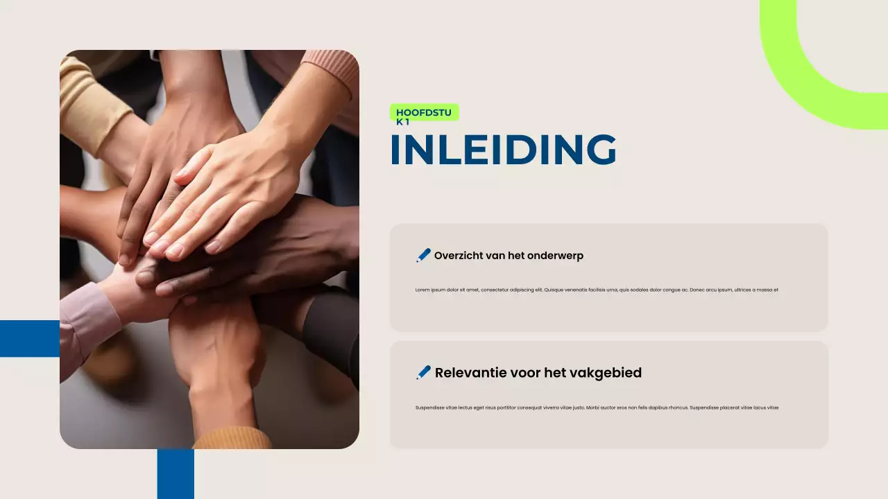 blauw modern onderwijs lezing