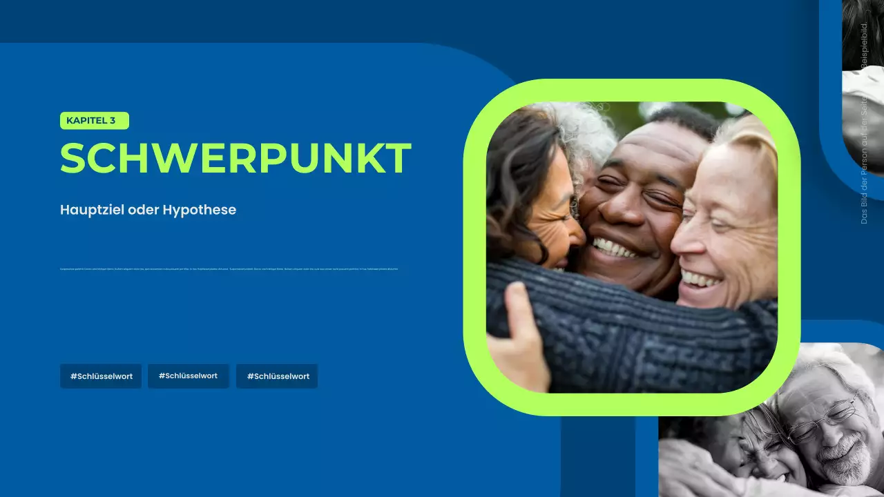 blue modern education Vortrag