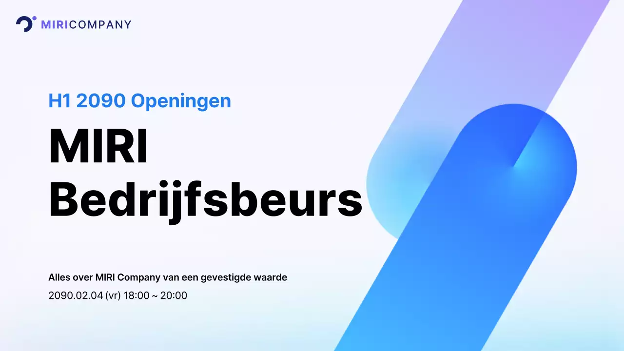 Lichtblauwe moderne bedrijfspresentatie