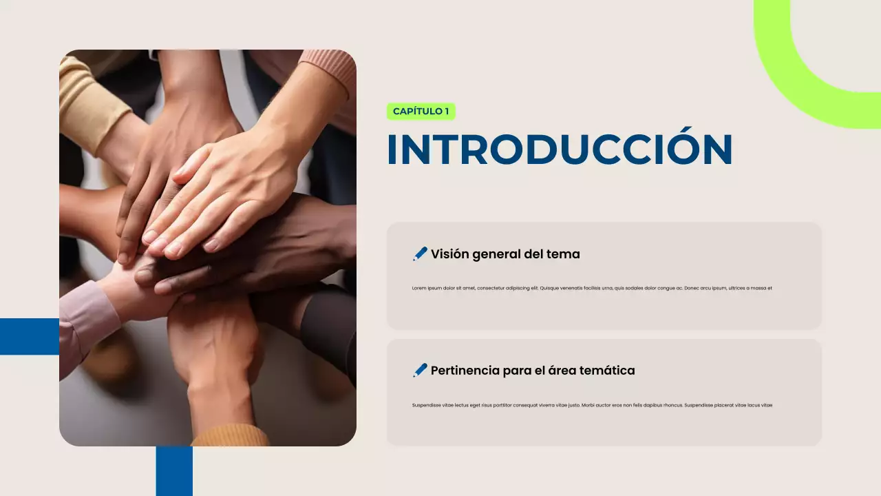 conferencia sobre la educación moderna azul