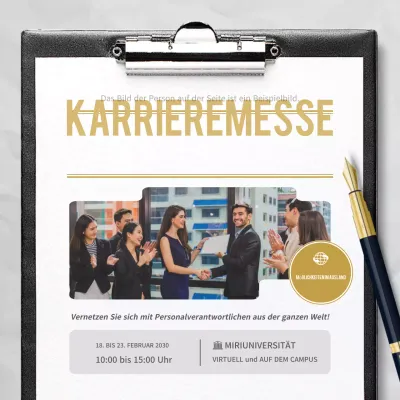 graue Karriereanzeige