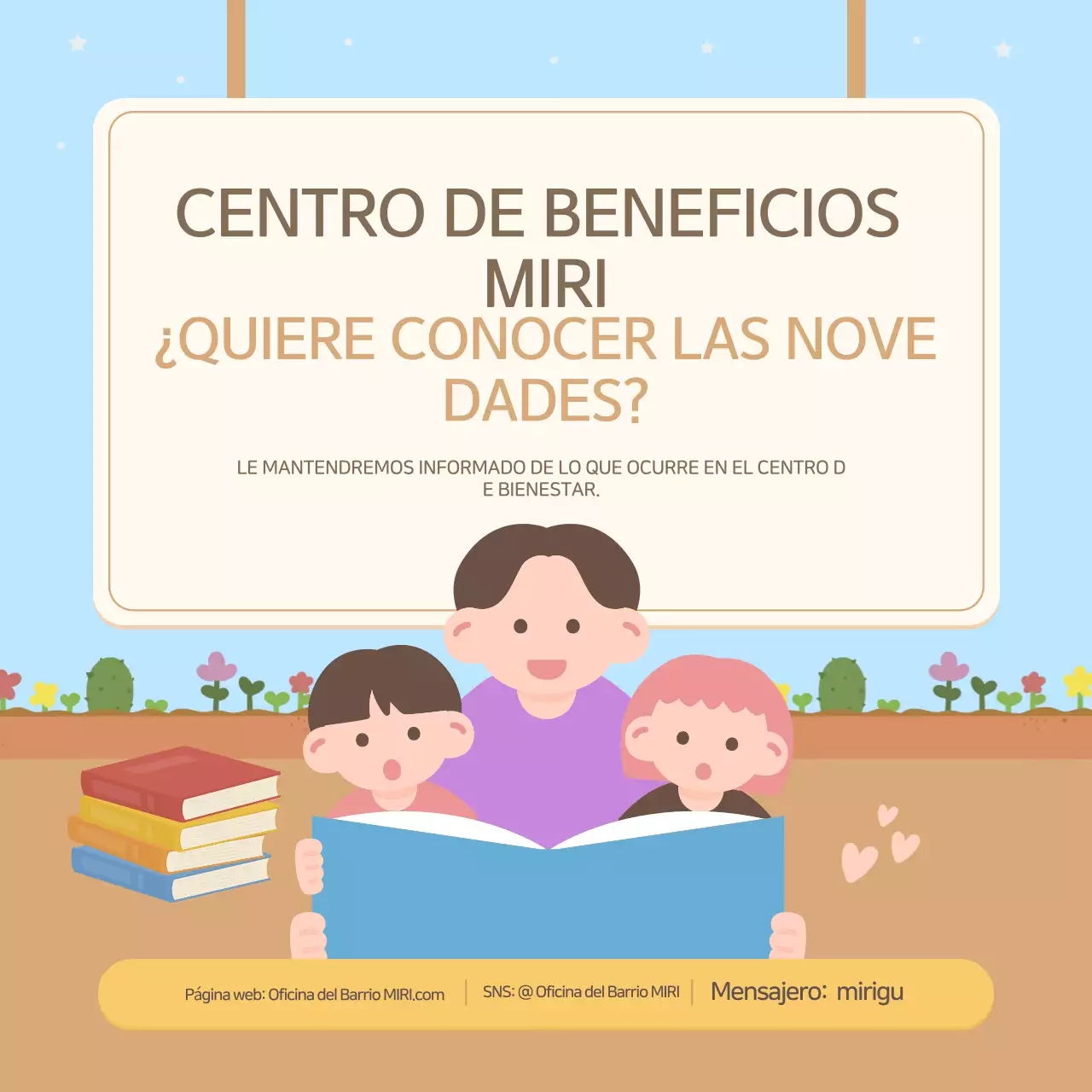 Boletín del centro de bienestar celeste