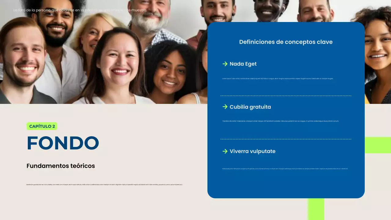 conferencia sobre la educación moderna azul