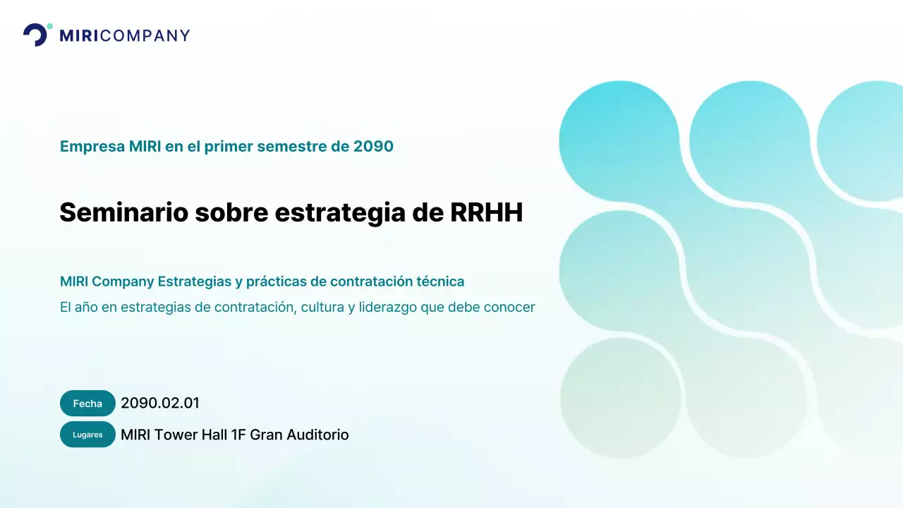 Presentación corporativa moderna en azul claro