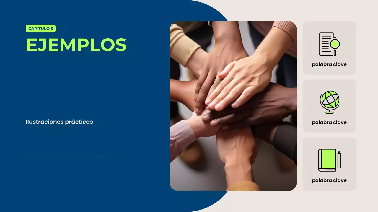 conferencia sobre la educación moderna azul