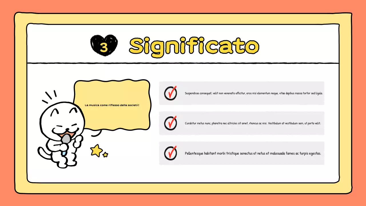 presentazione musicale del fumetto arancione