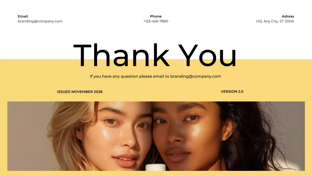 Yellow Modern Brand Guide Presentation