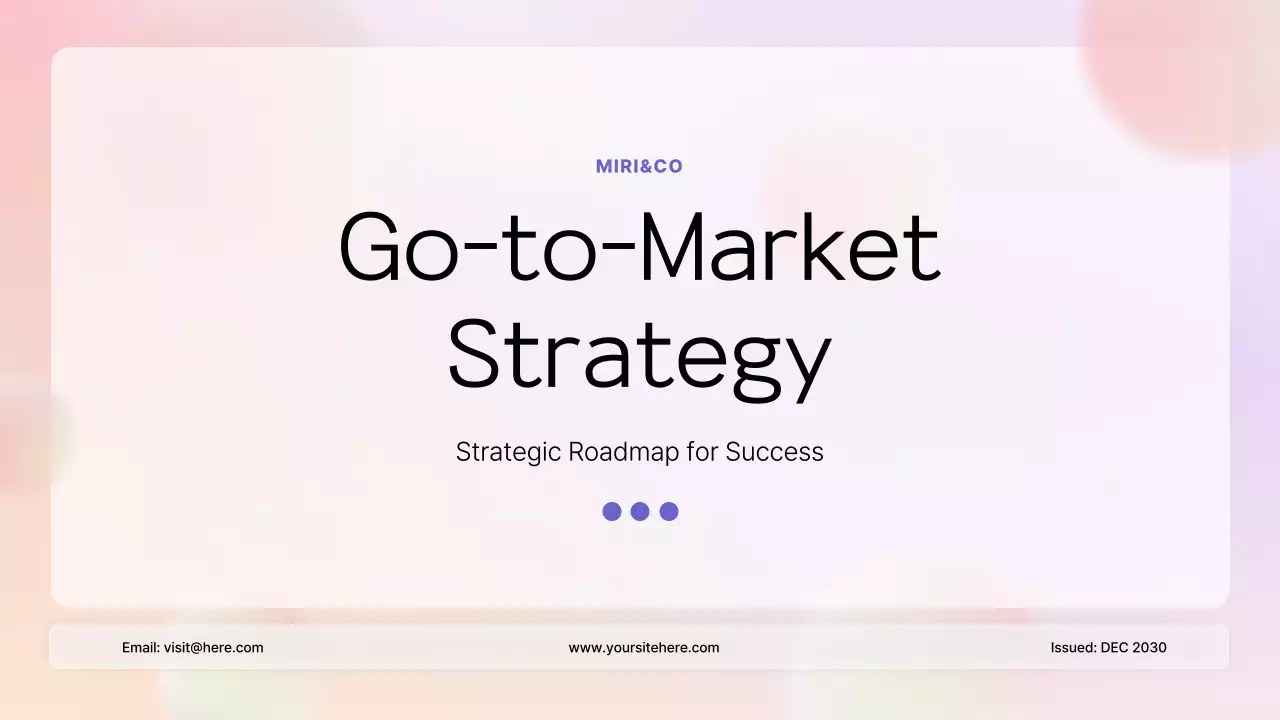 Pastel Modern Business Plan Presentation