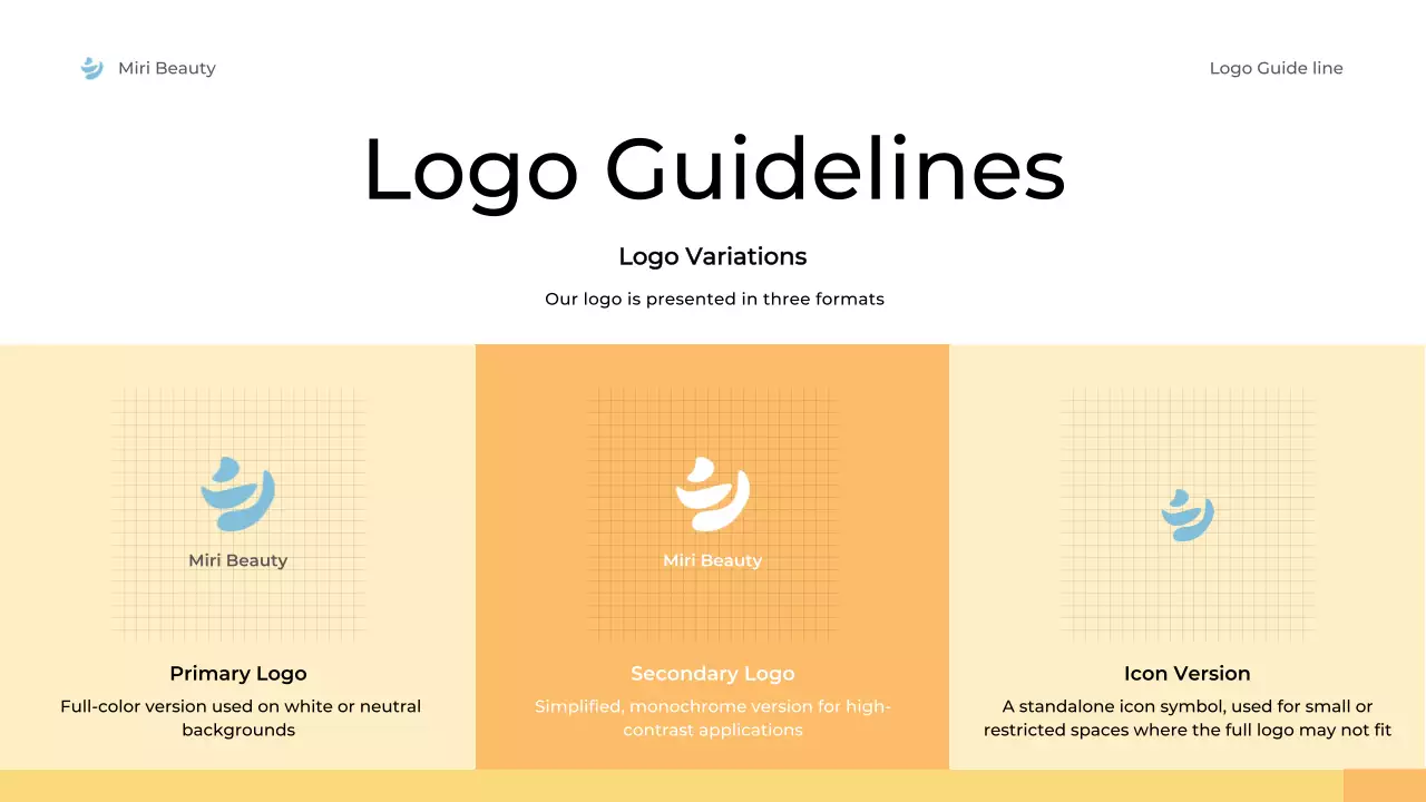 Yellow Modern Brand Guide Presentation