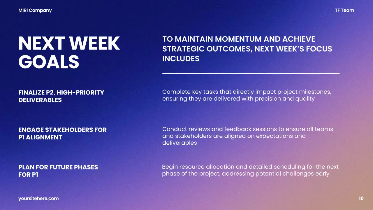 Purple Modern Project Report Presentation