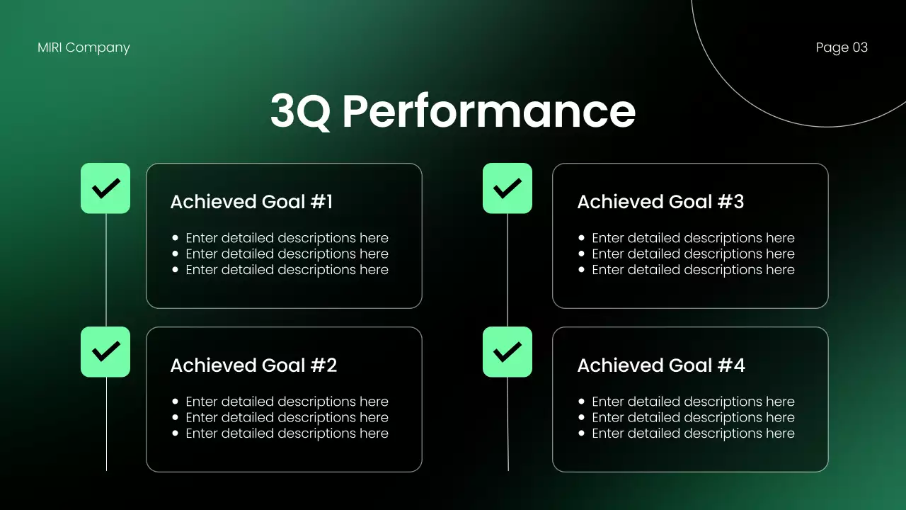 Green Modern Business Report Presentation