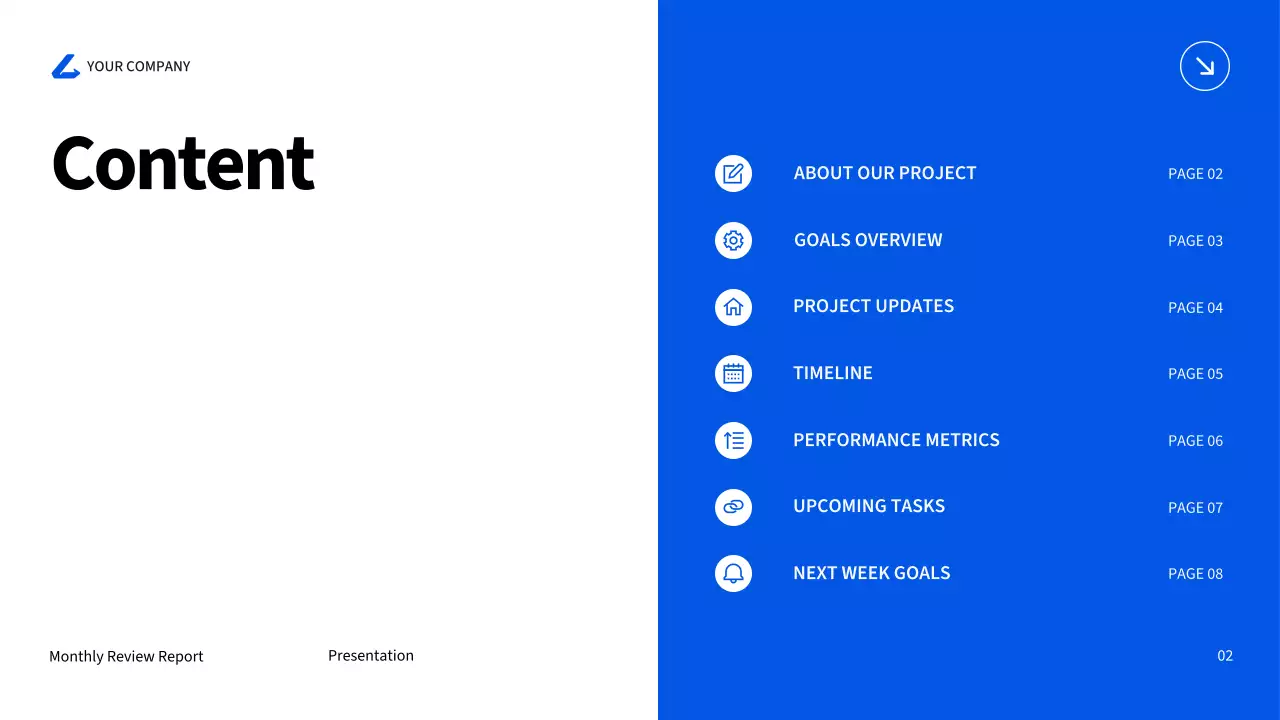 Trình bày báo cáo dự án chuyên nghiệp màu xanh