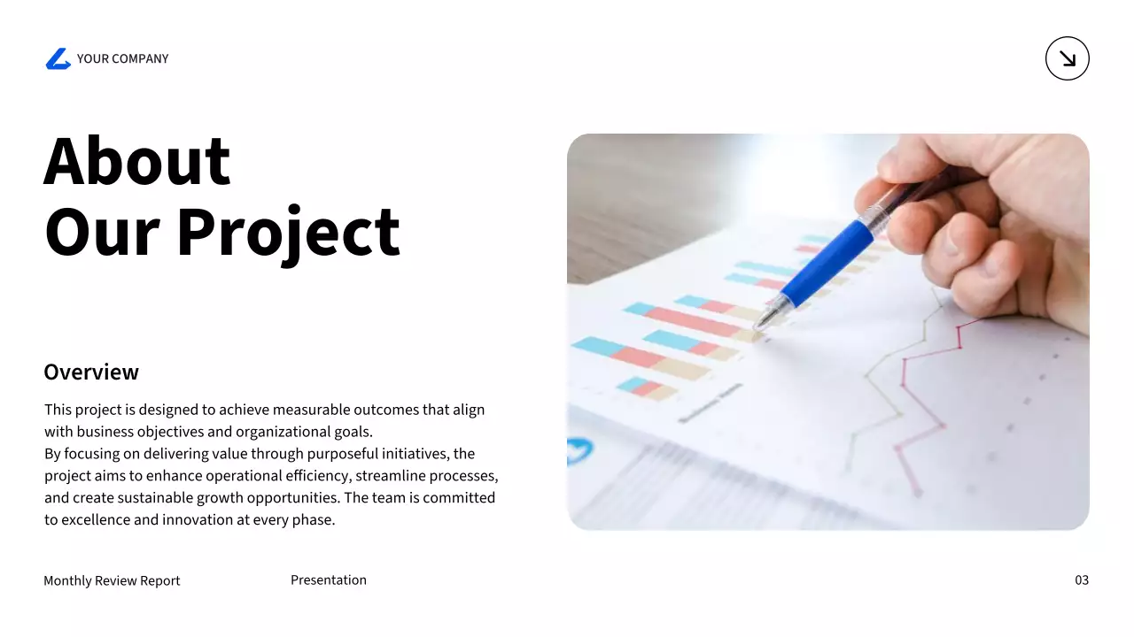 Trình bày báo cáo dự án chuyên nghiệp màu xanh