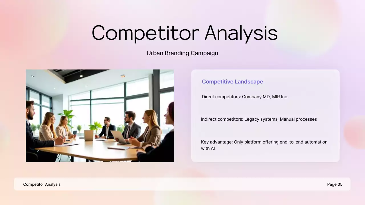 Pastel Modern Business Plan Presentation