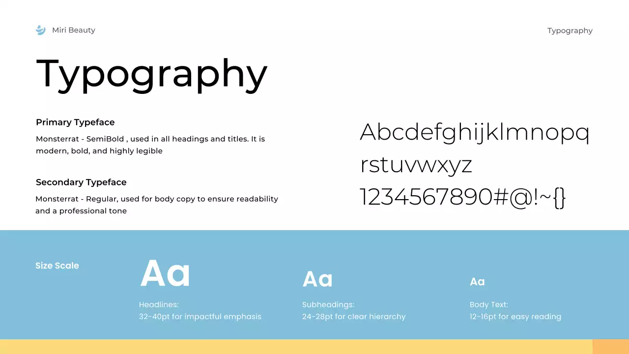 Yellow Modern Brand Guide Presentation