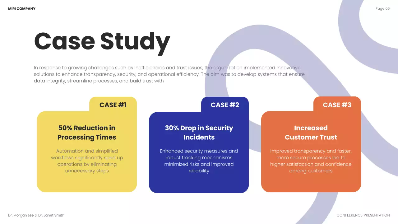 Blue Modern Business Conference Presentation