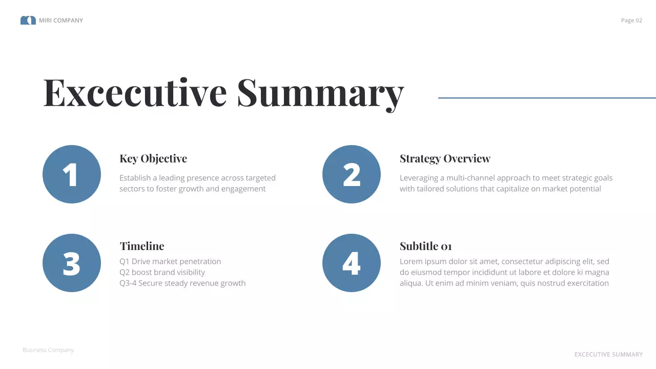 Grey Professional Business Plan Presentation