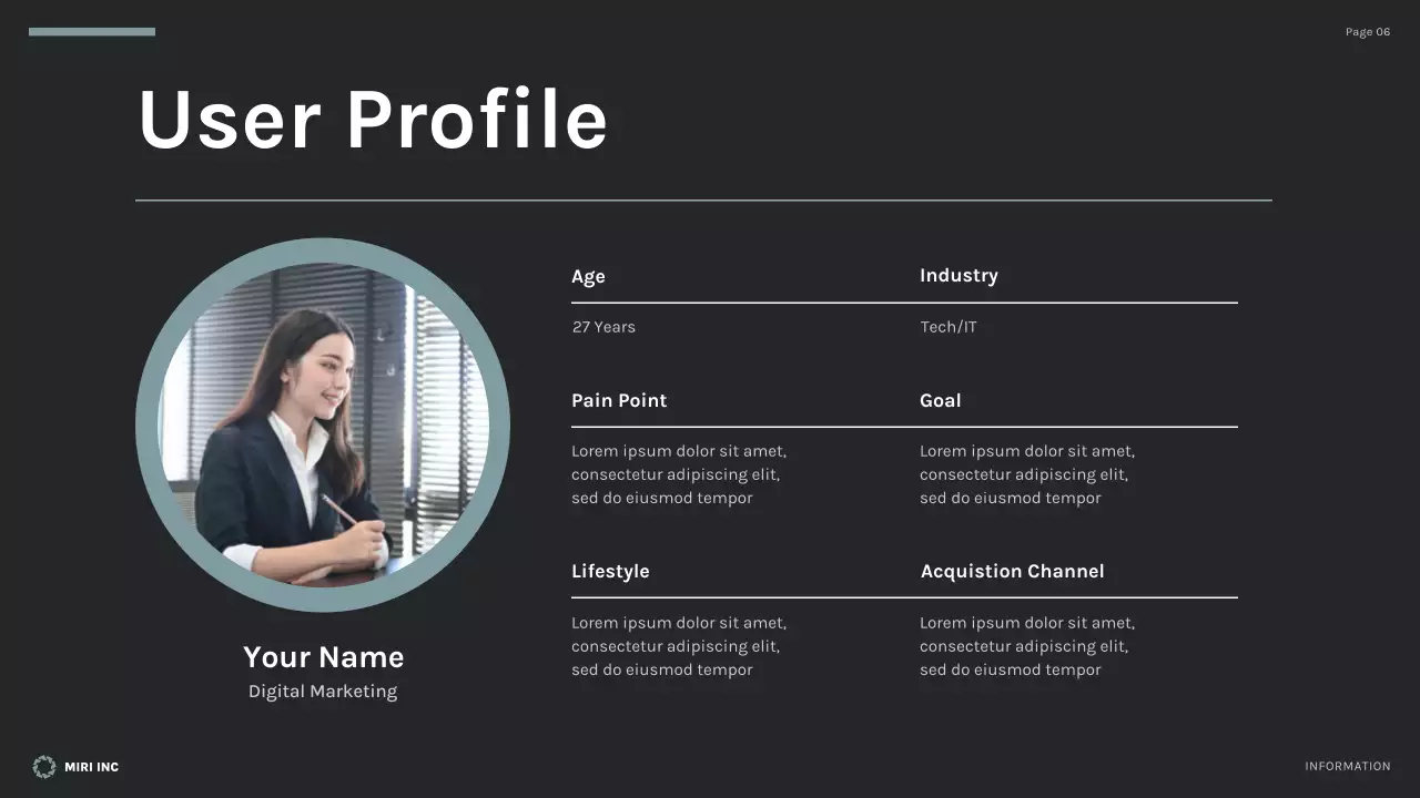 Black Modern Business Plan Presentation