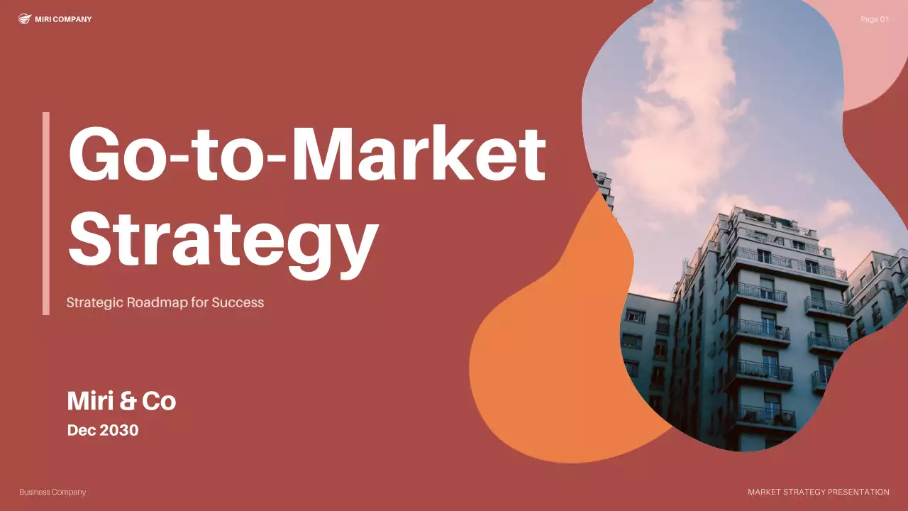 Brown Modern Market Strategy Presentation