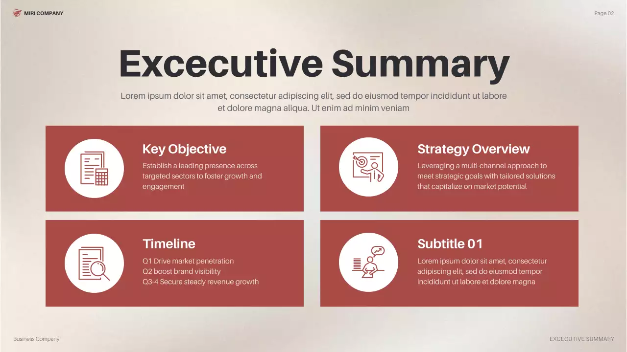 Brown Modern Market Strategy Presentation