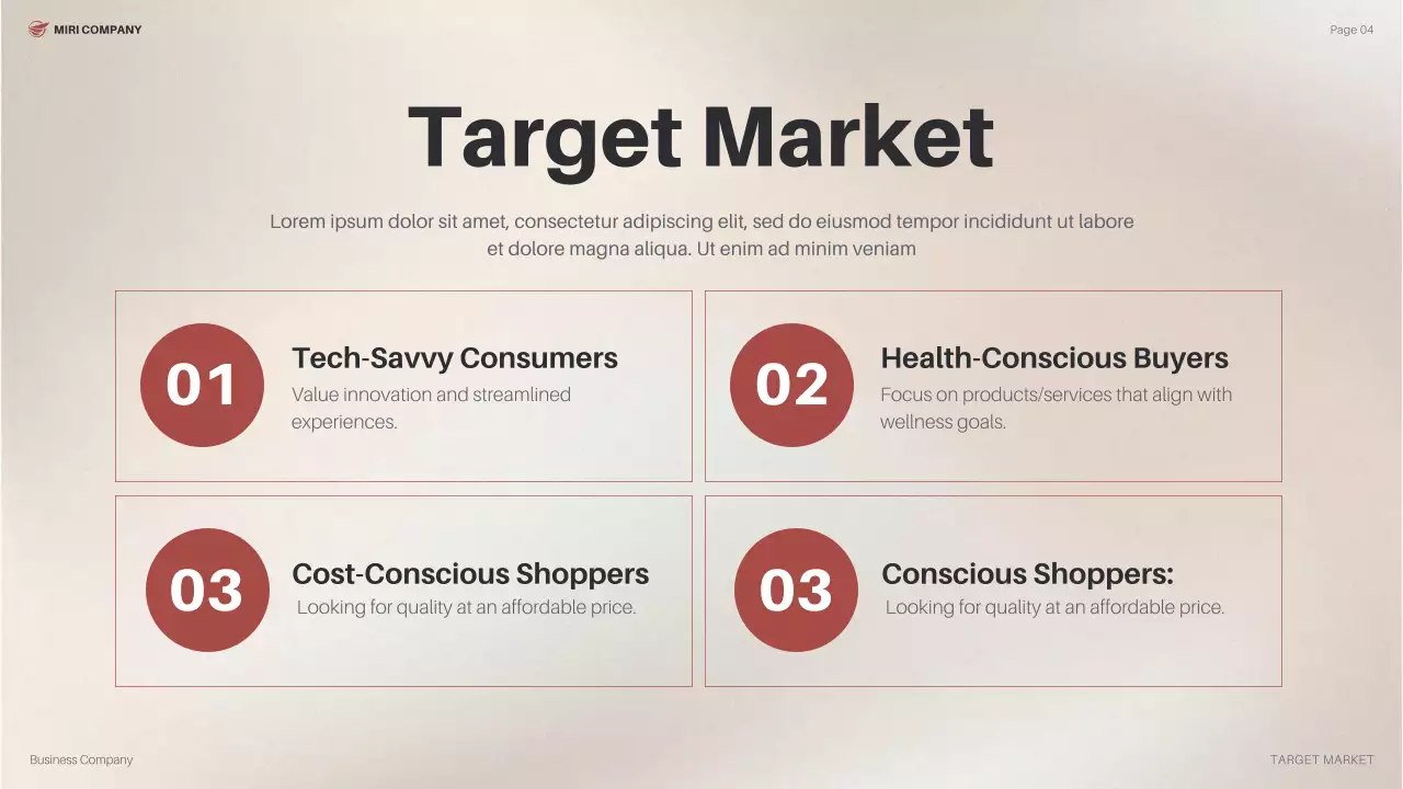 Brown Modern Market Strategy Presentation