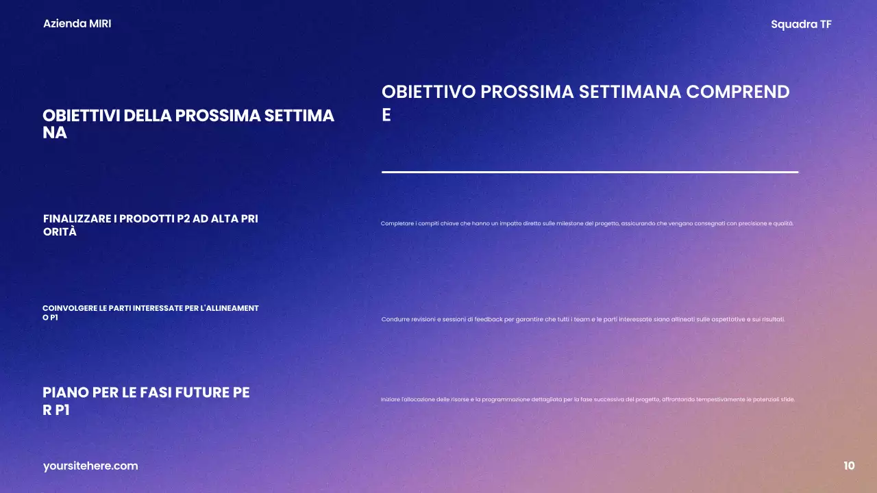 relazione aziendale moderna viola