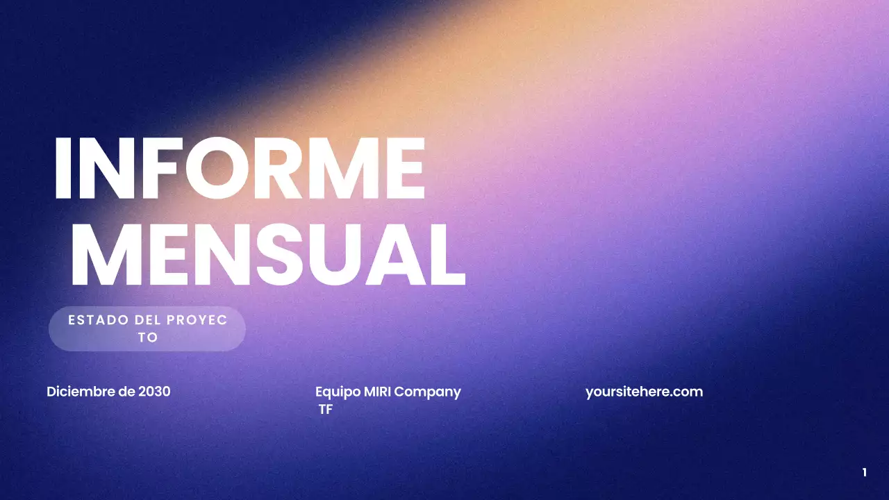 informe sobre la empresa moderna púrpura