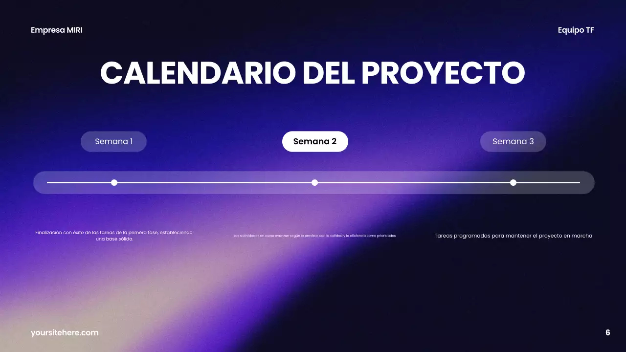 informe sobre la empresa moderna púrpura