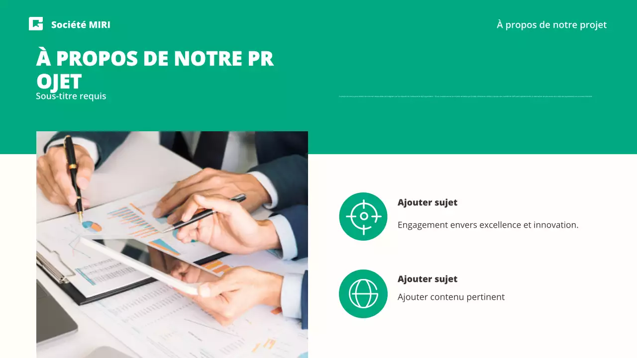 rapport sur les entreprises modernes et vertes
