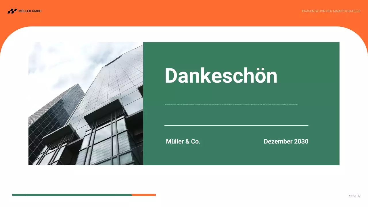 orange modern business plan