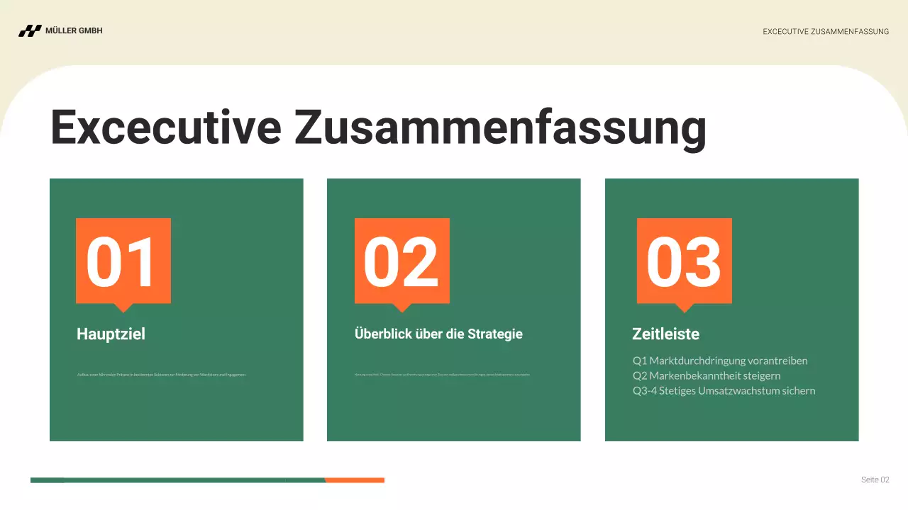 orange modern business plan