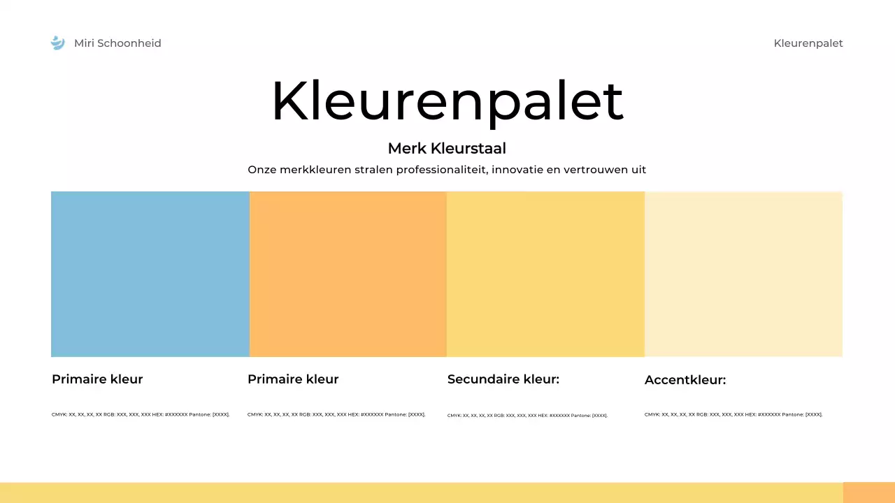 gele moderne merkrichtlijn