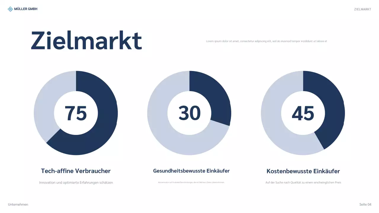 blue modern strategy Präsentation
