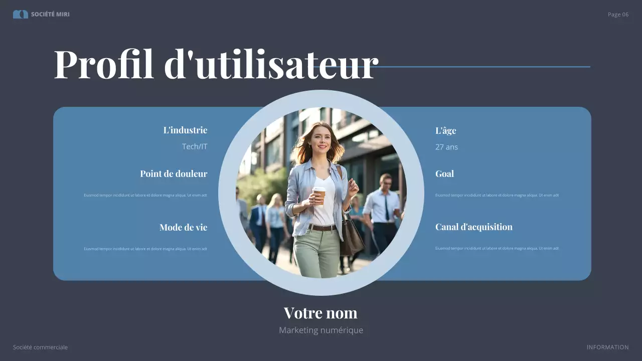 plan d'affaires moderne gris